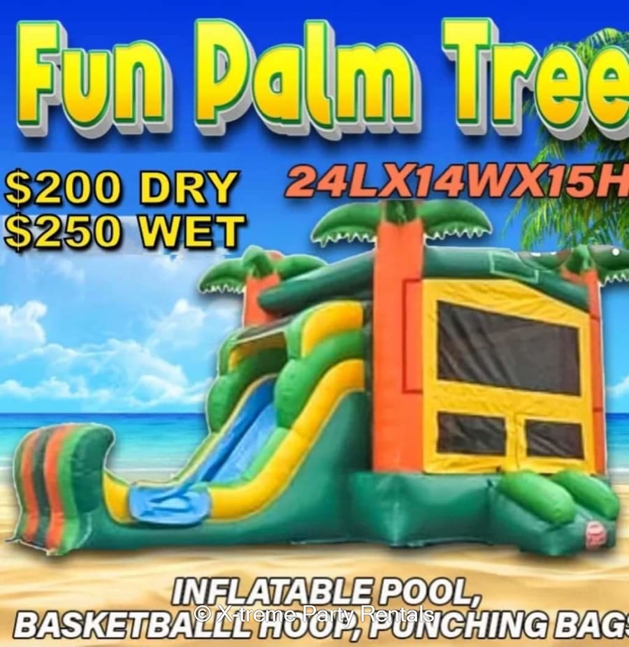 Fun Palm Tree (WET) - Inflatable Rentals in Devine, San Antonio and ...