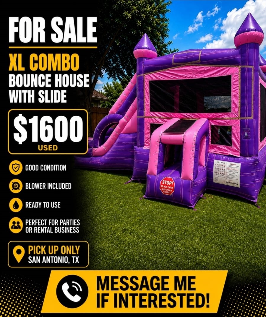 XL PINK Combo - Inflatable Rentals in Devine, San Antonio and ...
